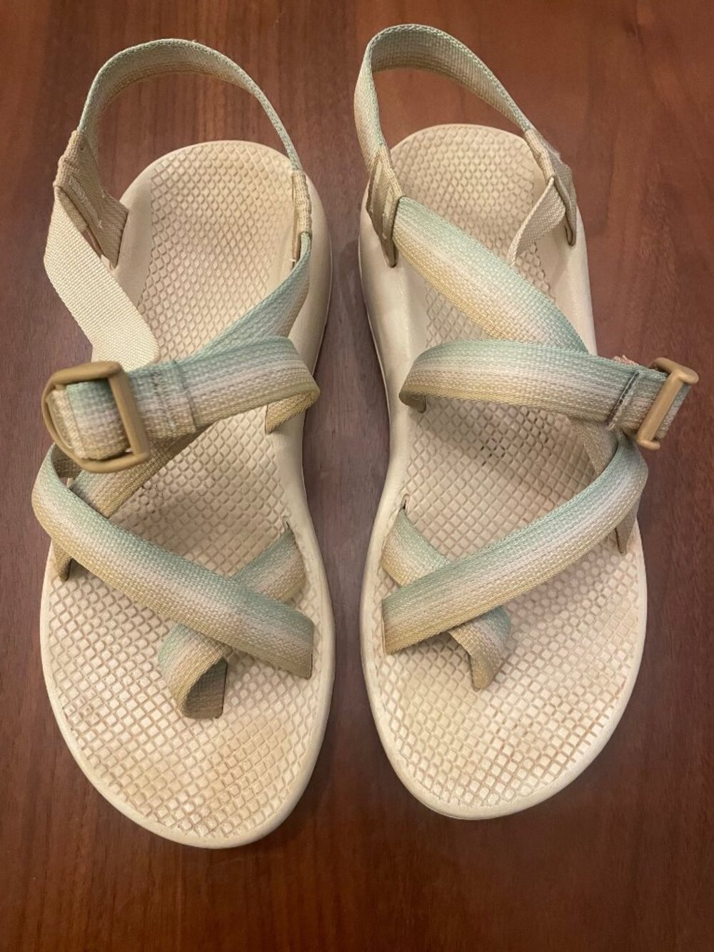 CHACO Z/2 Classic Women's Sandal w/ Rare Tan Footbed, size 10